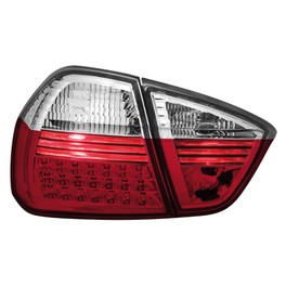 LED taillights BMW E90 _ 05-09.08_ red/crystal
