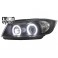 headlights BMW E91 3er_2 CCFL halo rims_black
