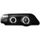 headlights BMW X5 99-02 _ 2 halo rims _ black