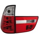 taillights BMW X5 00-02 _ red/crystal