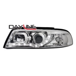 DAYLINE headlights AUDI A4 B5 _drl-optic _ chrome