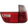taillights BMW X5 00-02 _ 4pieces _ red/crystal