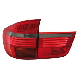 LED taillights BMW X5 06_red/crystal