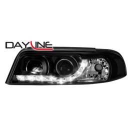 DAYLINE headlights AUDI A4 B5 _drl-optic _ black