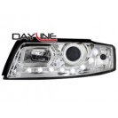DAYLINE headlights AUDI A4 8E 01-04 _ drl-optic _ chrome