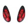 taillights Chrysler PT Cruiser 01-03 black/red