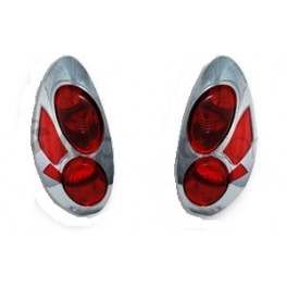 taillights Chrysler PT Cruiser 01-06 chrome/red