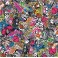 Comic, Sticker-Style, 152 x 100 cm
