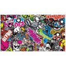 Comic, Sticker-Style, 152 x 100 cm