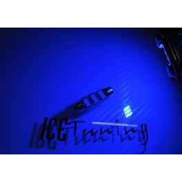 Led Can Bus C5W / SV8,5 (11x42mm) Azul 1.92W, 198 LUMENS 12-24V LED SAMSUNG 