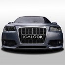 PáraChoquesF-Audi A3 8L 96-03, sport look, with black grill and chrome frame, with fog-light support
