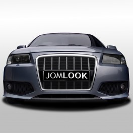 P&aacute;raChoquesF (8L0807103CS) Audi A3 8L 96-03, sport look, with black grill and chrome frame, with fog-light support