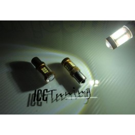 Led BA15S / Polo Centrado Branco 7W, 480LUMENS 12v-24v c/1 ano de garantia