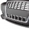 PáraChoquesF-Audi A3 8L 96-03, sport look, with black grill and chrome frame, with fog-light support