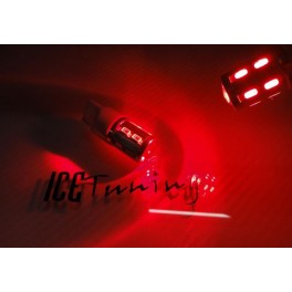 Led T20 / 7440 21W Vermelho 6.5W, 510 LUMENS 12V-24V LED SAMSUNG 