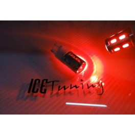 Led T20 / 7443 21/5W 2 Polos Vermelho 6.5W, 510 LUMENS 12V-24V LED SAMSUNG
