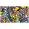Comic, Sticker-Style, 152 x 100 cm