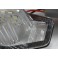 Suporte de lampada de matricula com led branco para Honda Jazz 5 portas +2002 