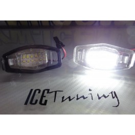 Suporte de lampada de matricula com led branco para Honda ACCORD, CITY, CIVIC, LEGEN 