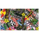 Comic, Sticker-Style, 152 x 100 cm