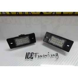Suporte De Lampada De Matricula Com Led Branco Para Porsche Cayenne/S 9PA 5-drs 