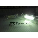 Suporte De Lampada De Matricula Com Led Branco Para SKODA SUPERB 2002 - 2008 