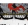 Grelha frontal BMW E81 / E82 / E87 / E88 LCI 07-11 M4 look / dupla lamina em preto piano brilhante