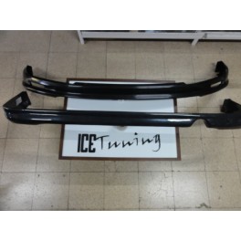 Kit Lip / Spoiler Honda Civic 99-01 frontal mugen + lip traseiro type r style 2 Portas ABS(plastico) - Kit.2