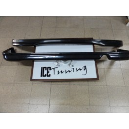 Kit Lip / Spoiler frontal type r + lip traseiro type r Honda Civic 99-01 2 Portas Type R style ABS(plastico) - Kit.2