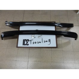Kit Lip / Spoiler frontal type r + lip traseiro type r Honda Civic 99-01 3 Portas Type R style ABS(plastico) - Kit.2