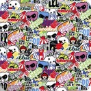 Comic, Sticker-Style, 152 x 100 cm