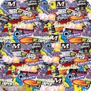 Comic, Sticker-Style, 152 x 100 cm