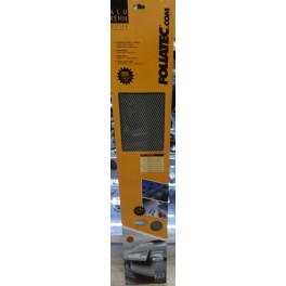 Rede / Grelha universal Foliatec em preto 120 X 20 cm em aluminio 