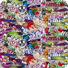 Comic, Sticker-Style, 152 x 100 cm