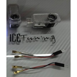 Luz De Cortesia Para Portas Com projector em Led para portas com logo Audi A8, A7, ,A6, A5, A4L, A4, A3, A1, R8, Q7, Q5, Q3, TT