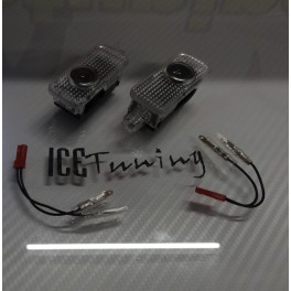 Luz de cortesia para portas com projector em Led com logo VW Bora, Tiguan, Scirocco, Beetle, Pheaton, Touareg, Fox