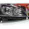 Farois frontais angel eyes fundo preto Opel Vectra C 02-05 