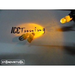 Led T10 / W5w Laranja 0.3W, 12LUMENS C/1 Ano De Garantia