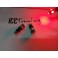 Led T10 / w5w Strobe Vermelho 1.5W, 155LUMENS c/1 ano de garantia