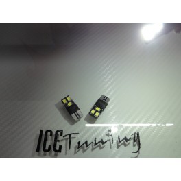 Led Can Bus T10 / w5w Branco 1.8W,125 LUMENS 12V Sem polaridade LED SAMSUNG, C/1 Ano De Garantia