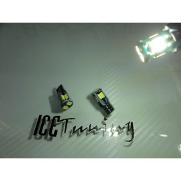 Led Can Bus T10 / w5w Branco 4W, 255 LUMENS Sem polaridade LED SAMSUNG, C/1 Ano De Garantia