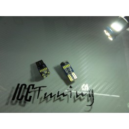 Led Can Bus T10 / w5w Branco 1.5W, 150 LUMENS Sem polaridade LED SAMSUNG, C/1 Ano De Garantia