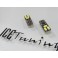 Led Can Bus T10 / w5w Branco 2W,198 LUMENS 12V LED SAMSUNG, C/1 Ano De Garantia