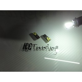 Led Can Bus T10 / w5w Branco 2W,198 LUMENS 12V LED SAMSUNG, C/1 Ano De Garantia