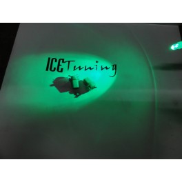 Led B8.5D Com Casquilho Verde 0.2W, 8 LUMENS C/1 Ano De Garantia