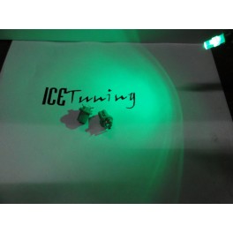 Led B8.5D Com Casquilho Verde 0.2W, 8 LUMENS C/1 Ano De Garantia