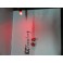 Led B8.5D Com Casquilho Vermelho 0.2W, 8 LUMENS C/1 Ano De Garantia