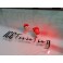 Led B8.5D Com Casquilho Vermelho 1W, 30 LUMENS C/1 Ano De Garantia