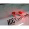 Led B8.5D Com Casquilho Vermelho 1W, 30 LUMENS C/1 Ano De Garantia
