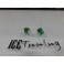 Led B8.5D Com Casquilho Verde 0.2W, 8 LUMENS C/1 Ano De Garantia